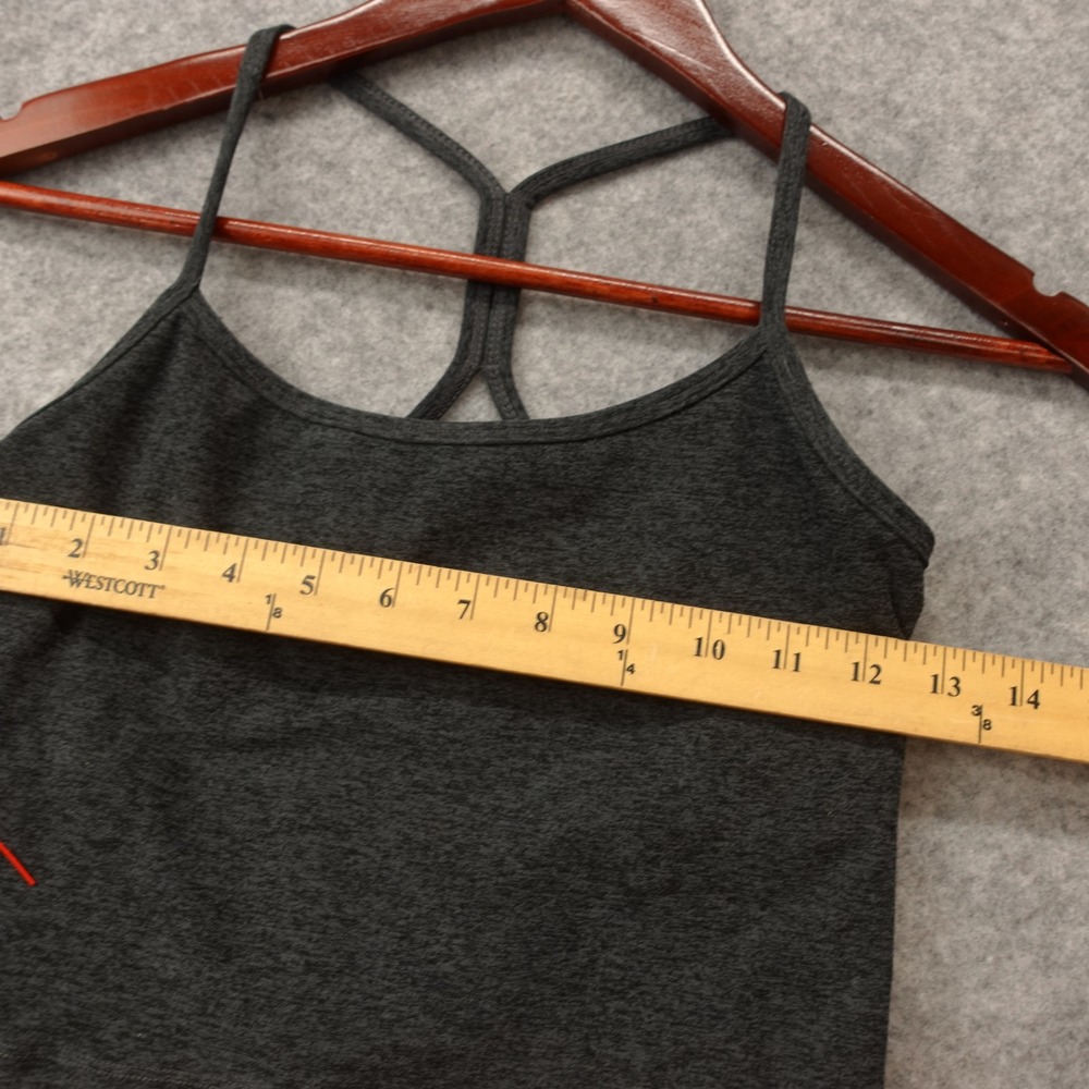 Beyond Yoga Womens Tank Top SMALL Charcoal Y2K Crop Slim Racerback USA - Picture 4 of 10